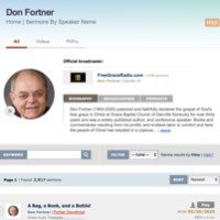 The Gospel Ministry of Don Fortner