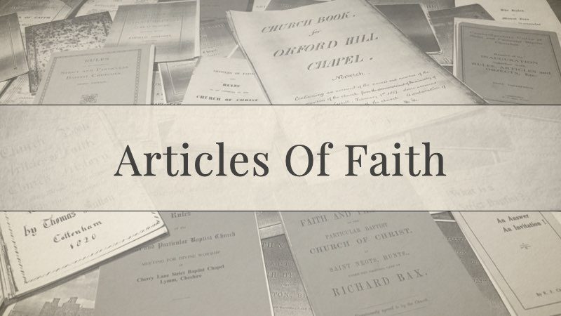 Articles Of Faith